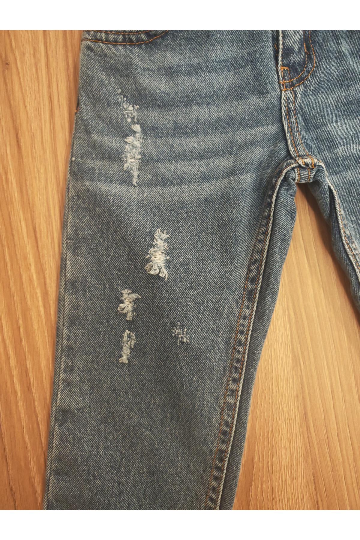 Erkek Çocuk Yıkamalı Jean