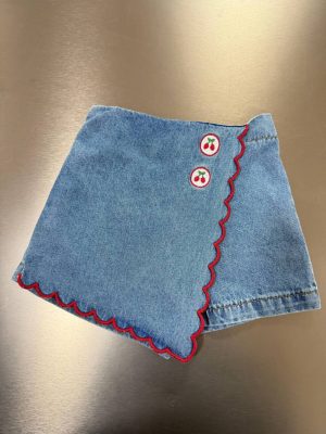 Kız Çocuk Kot Şort Etek