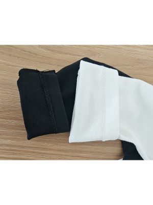 Düz Siyah Pamuklu Basic