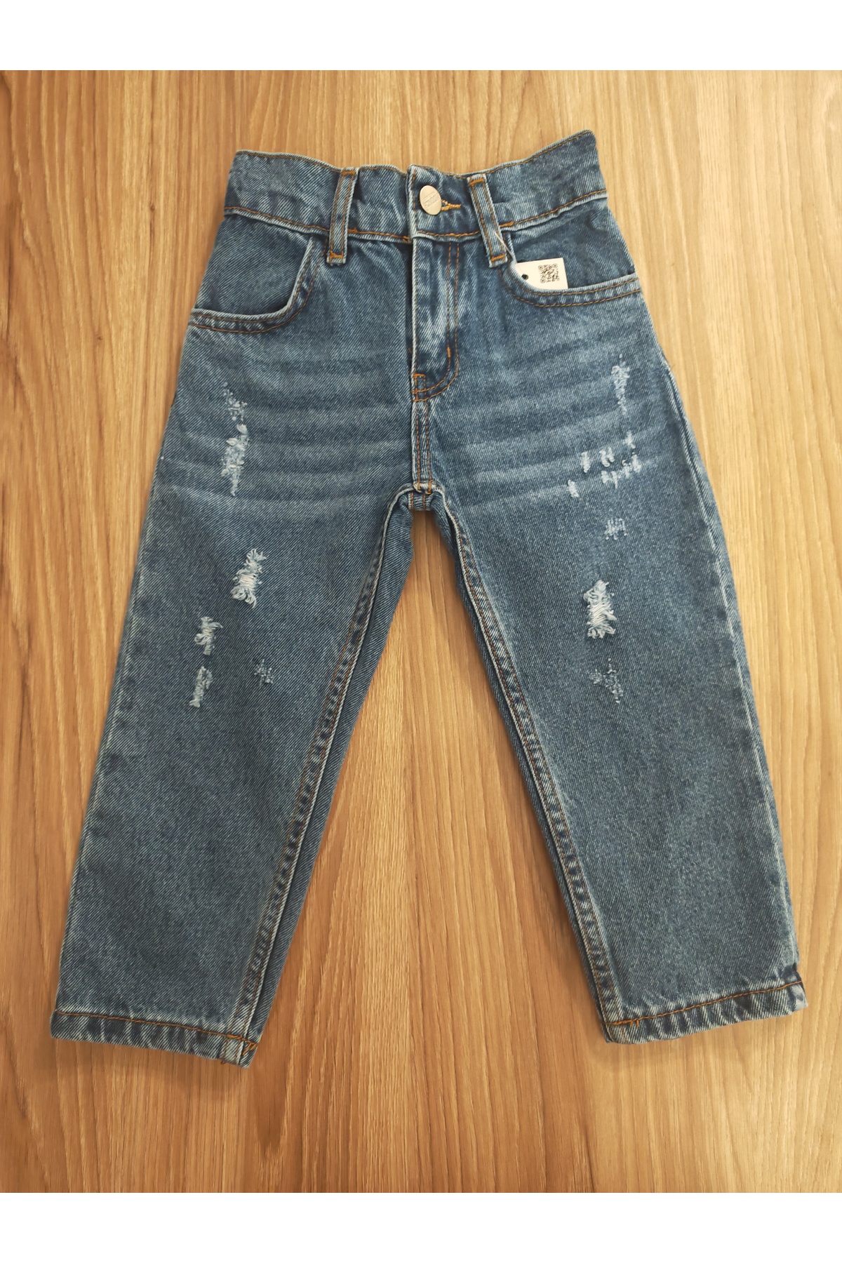 Erkek Çocuk Yıkamalı Jean