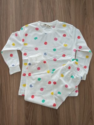 PAMUKLU KIZ PİJAMA TAKIMI