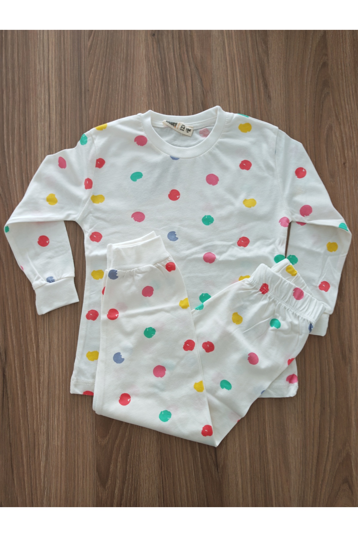 PAMUKLU KIZ PİJAMA TAKIMI