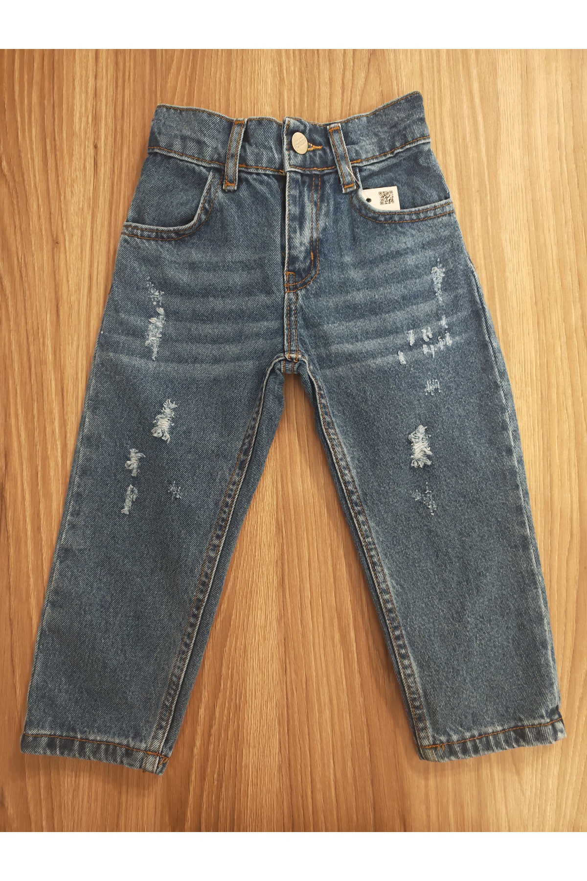 Erkek Çocuk Yıkamalı Jean