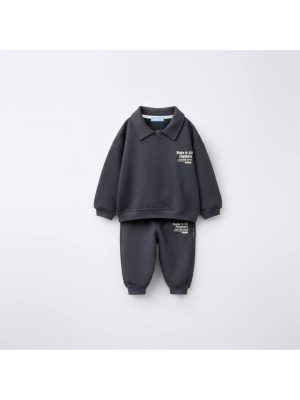 Polo Yaka Erkek Çocuk 2li takım