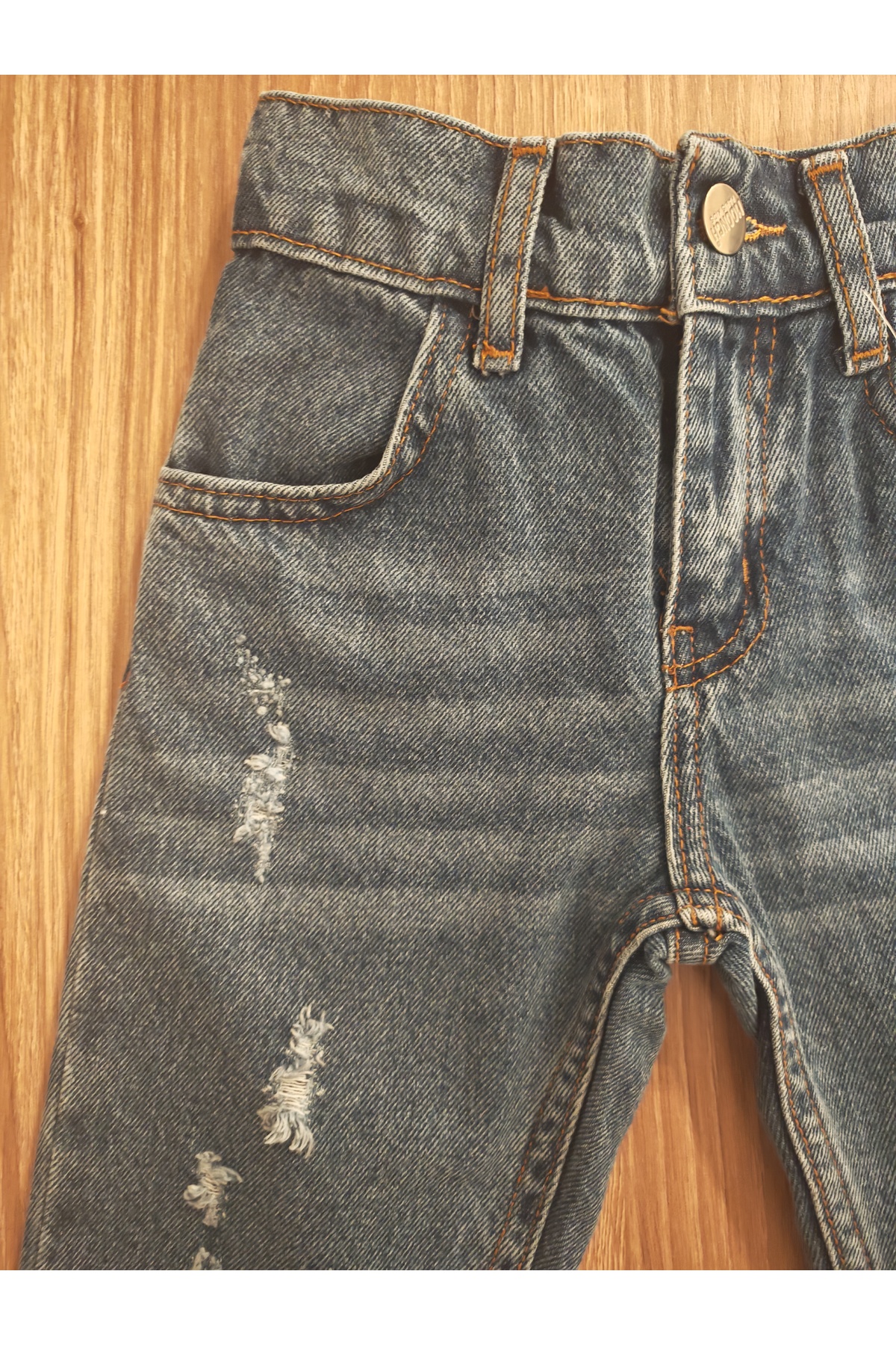 Erkek Çocuk Yıkamalı Jean